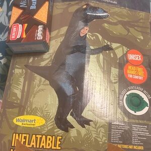Unisex kids Inflatable Dinosaur Costume
